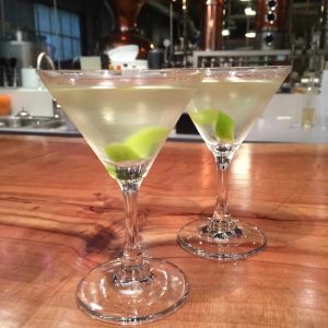 cocktail gimlets, long table distillery