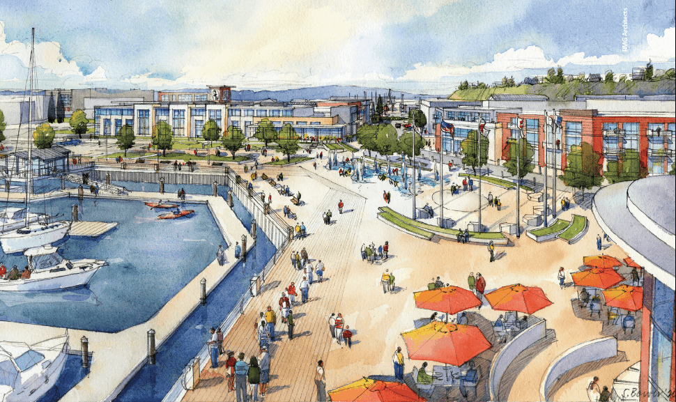 Waterfront Place Central in the Port of Everett
