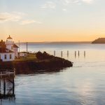 Observe the Puget Sound and nearby Whidbey Island from the historic Mukilteo Light Station at Mukilteo Lighthouse Park.