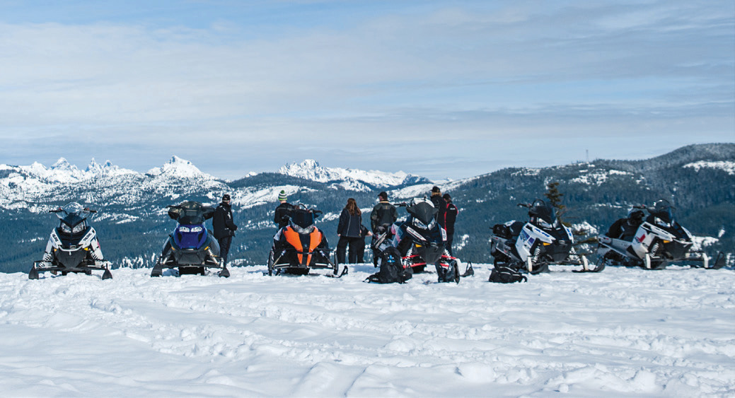 Snowmobiling fuels access to high-elevation views inaccessible to many.