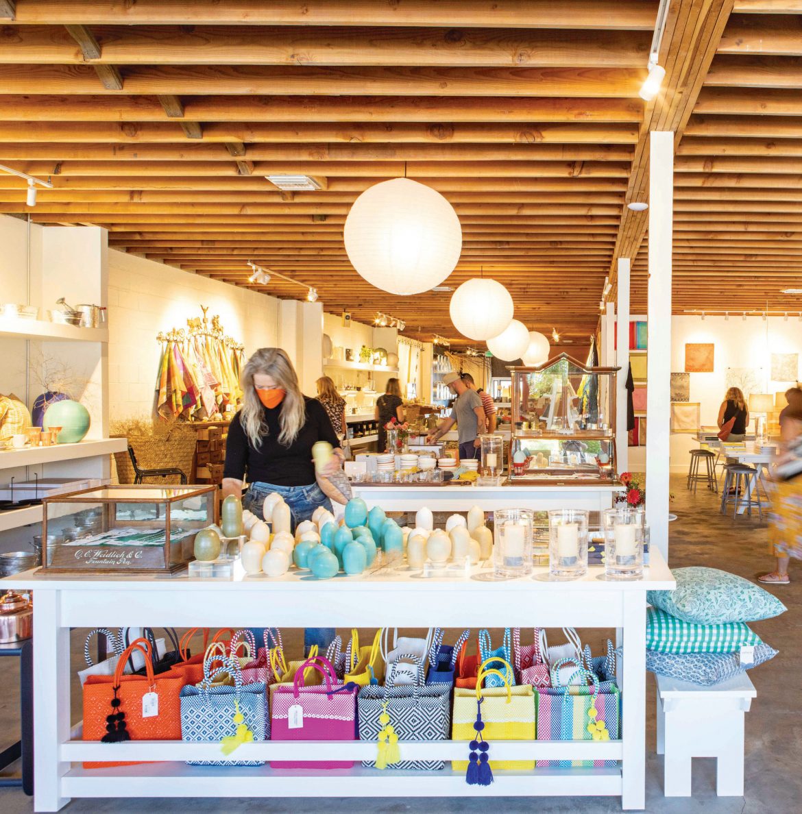 Walla Walla General Store, in a renovated, 70-year-old building where tourists and locals mingle for art classes, knitting groups and thematic pop-ups, plus merchandise of purpose and elegance.