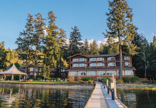 At Alderbrook Hotel & Spa, book the Seasonal Spa Surprise or Fido on the Fjord and bring your furry friend along, too.