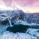 No matter the season, Snoqualmie Falls is one of the top scenic places to plant one on.