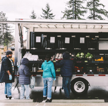 FareStart’s mobile community market brings free produce and dry goods to underserved communities.