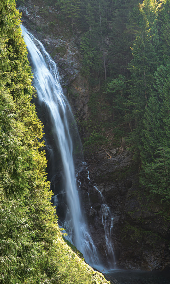 Wallace Falls State Park offers various waterfall views.