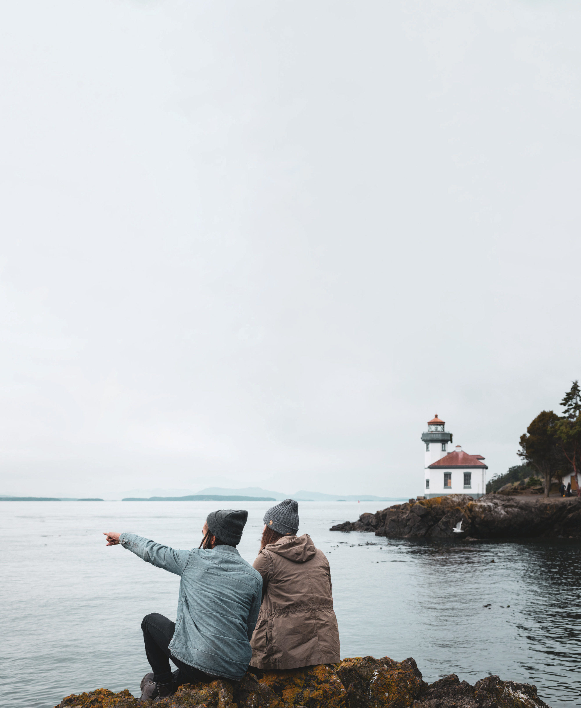 Enjoy world-class whale watching at Lime Kiln Point State Park on San Juan Island.