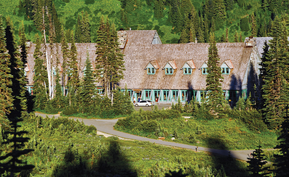 Paradise Inn is a Rainier classic, built in 1916 and a National Historic Landmark.