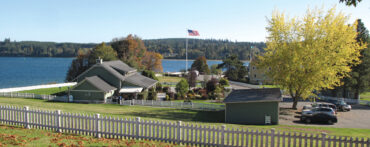 Gamble sits on the edge of the Kitsap Peninsula and overlooks Hood Canal.