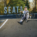 BMX racer Sean Day, 16, keeps a rigorous workout schedule of six days a week.