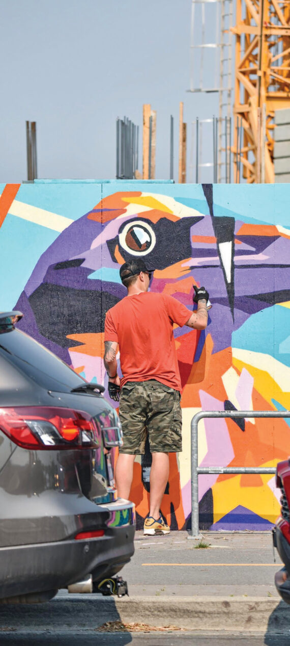 Launched in August, the Noisy Waters Mural Festival is just one of the projects looking to transform Bellingham’s waterfront.