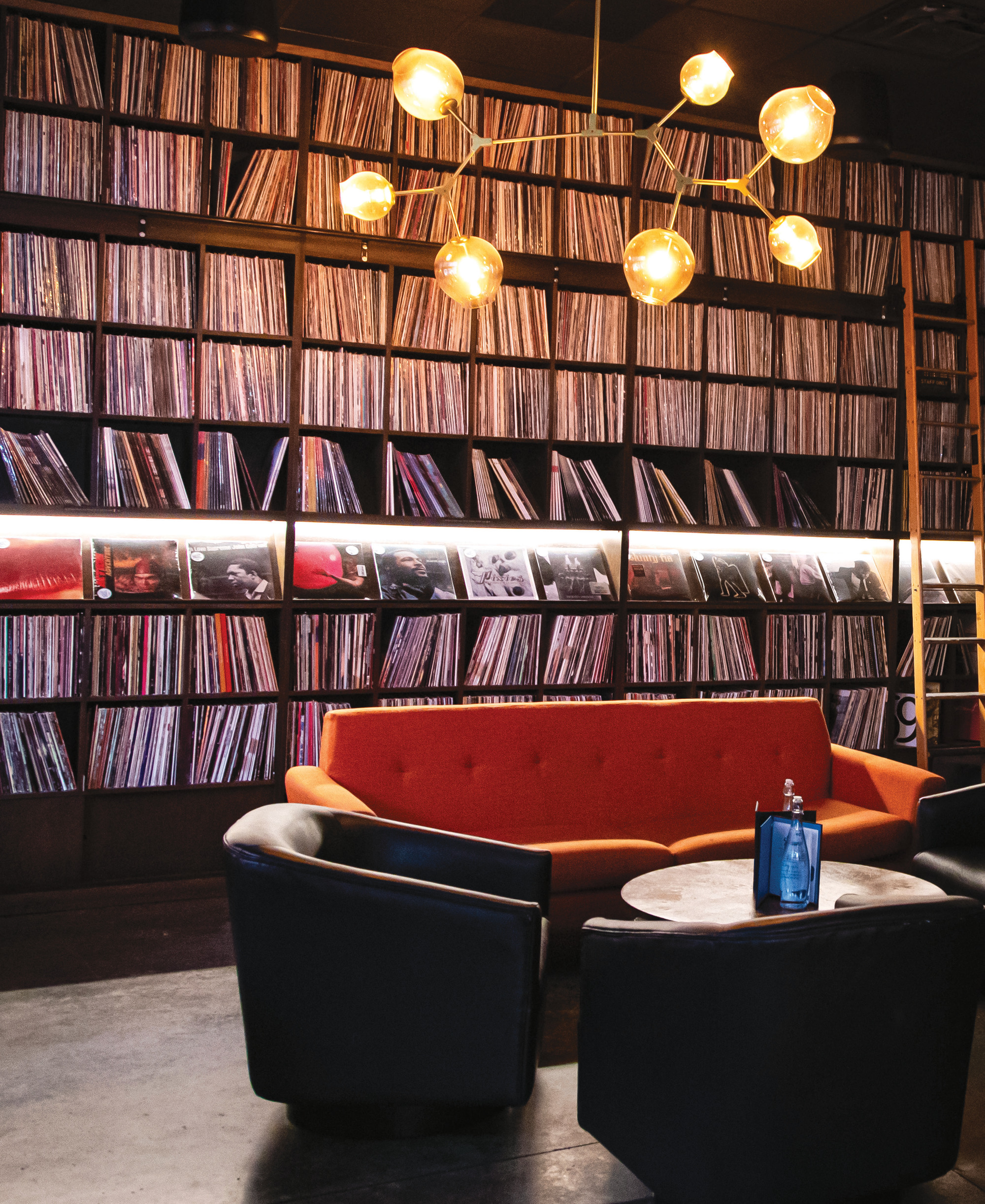 Life on Mars is a plant-based bar packed with vinyl and a cocktail menu that features low- and no-alcohol options.