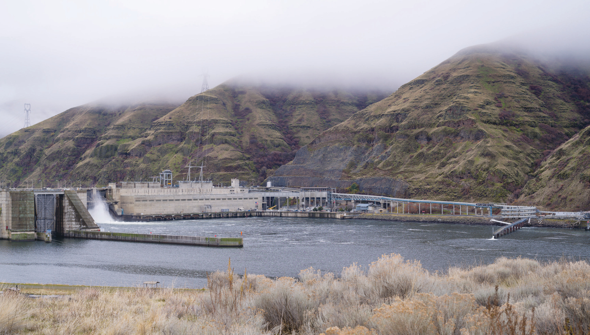 The fish passage facility at Lower Granite Dam moves smolts around the dam and allows researchers to study salmon runs on the Snake River.